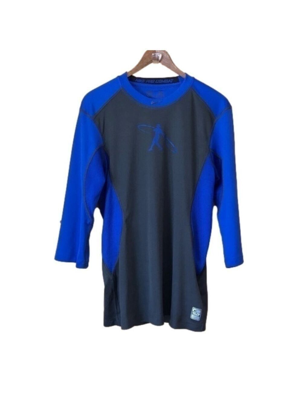 𝅺Nike Pro Combat Dri-Fit Fitted Performance Baseball Shirt Size medium